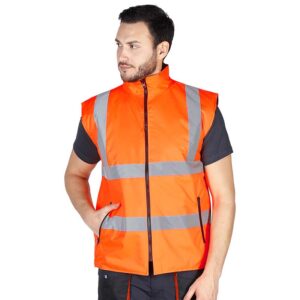 SAFETY DUO prsluk sa dva lica narandžasta