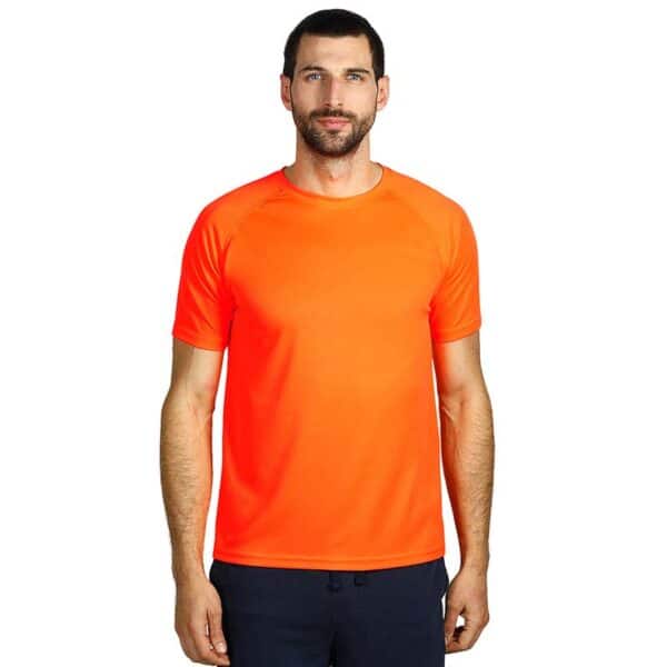 RECORD majica neon narandžasta