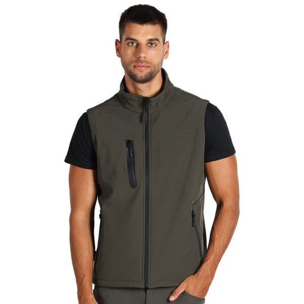 PANTHER VEST softshell prsluk maslinasta