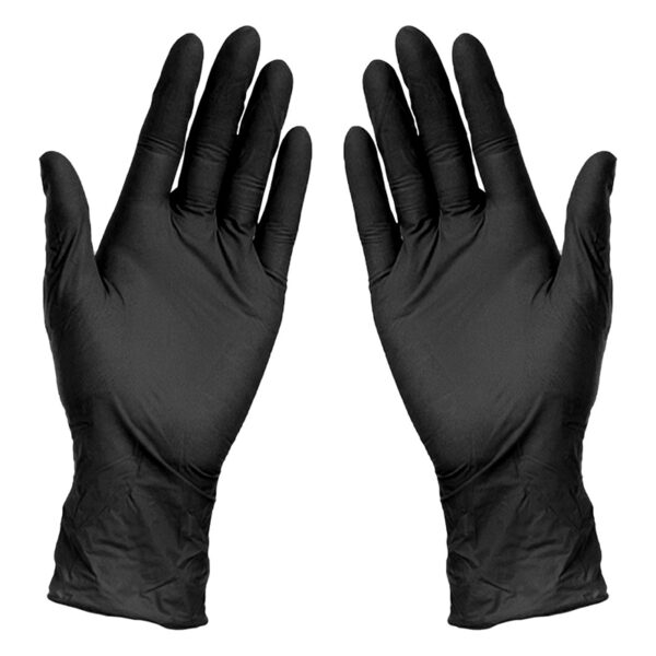 NITRILE GLOVES nitrilne rukavice crne