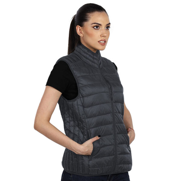 RINO VEST WOMEN prsluk tamno siva
