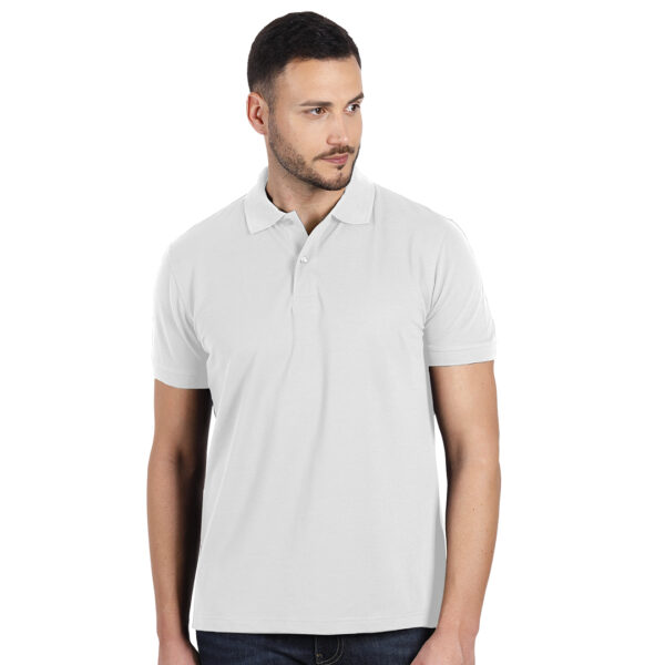GO GREEN polo majica bela