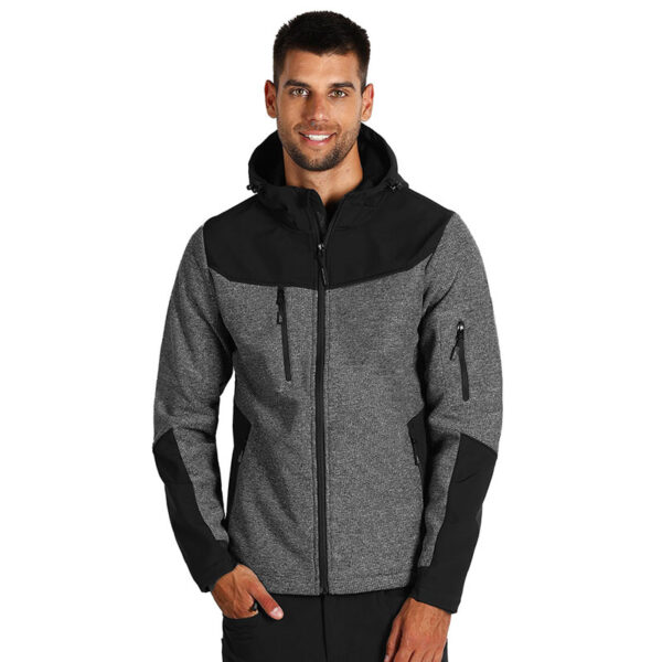 PANTHER GREY JACKET softshell jakna crna