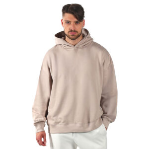 BIG HOODY svetlo braon